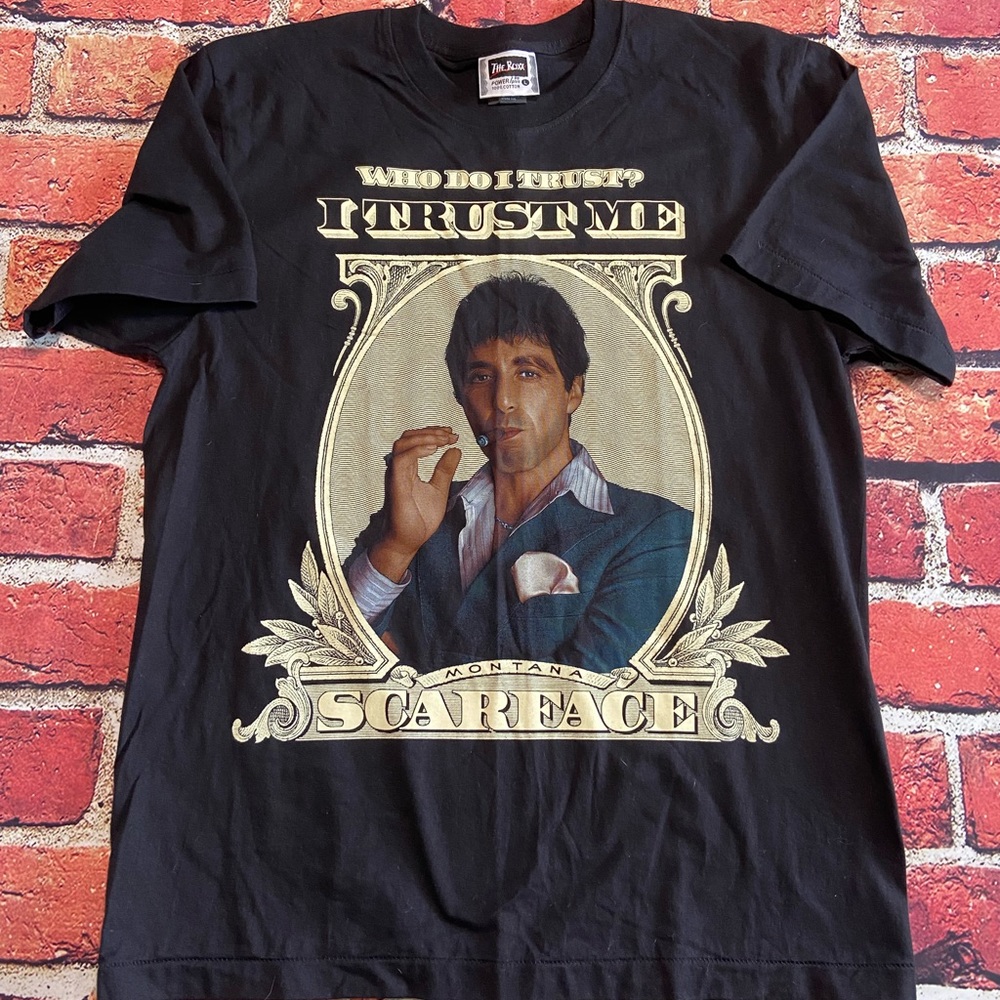 Vintage European Scarface T-shirt, size large